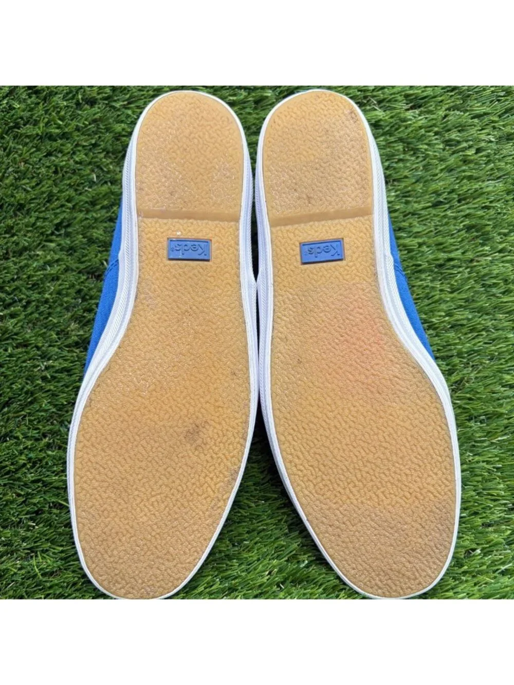 Keds Champion Womens Size 10 Blue White Athletic Skateboard Shoes Sneakers